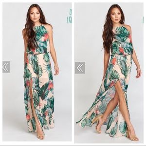 Show Me Your Mumu Halter Maxi Dress